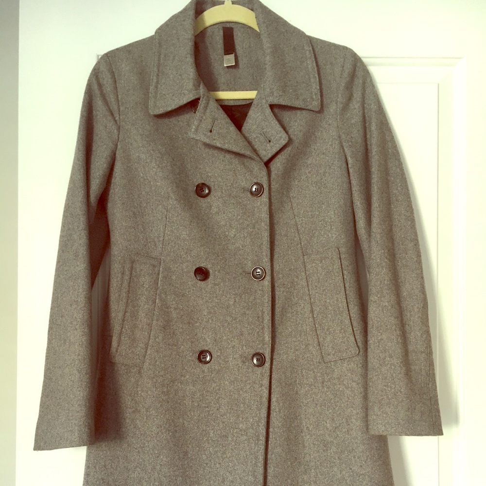 Structured wool blend Suit coat